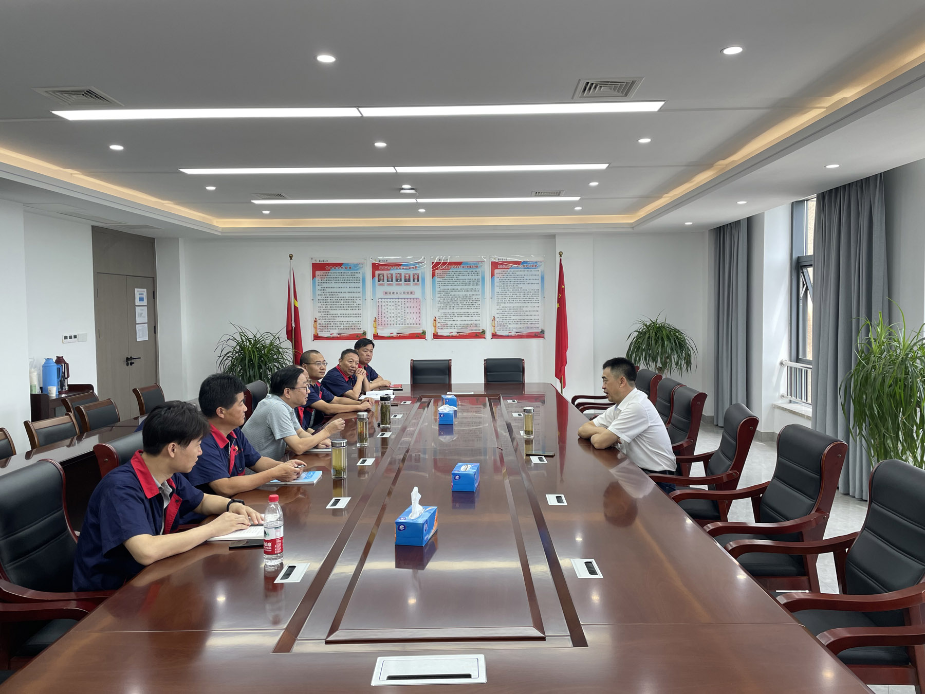 集團(tuán)公司黨委委員、總工程師周俊到公司調(diào)研 