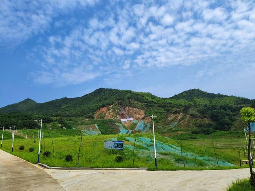 銅山、前山露天采坑復(fù)墾項目完成